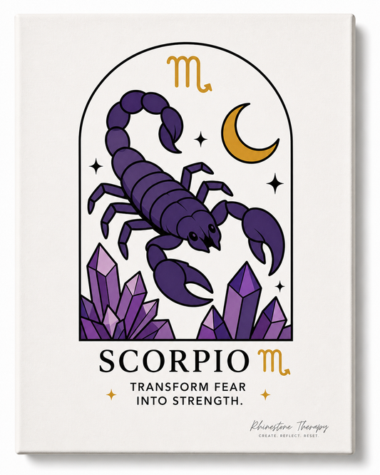 Scorpio: "Transform fear into strength."